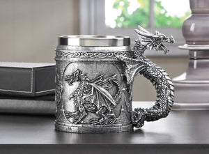 Stainless Steel Dragon Mug - UNQFurniture