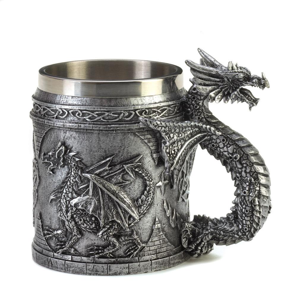 Stainless Steel Dragon Mug - UNQFurniture