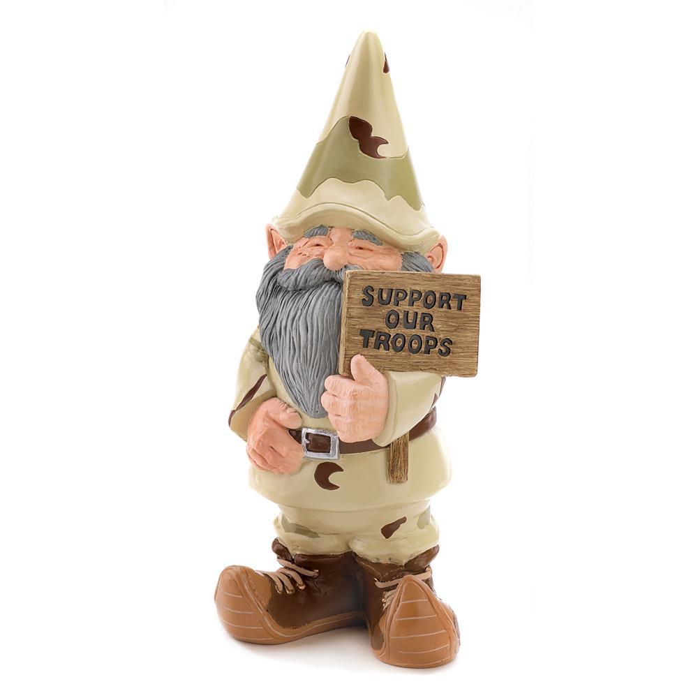 Support Our Troops Gnome - UNQFurniture