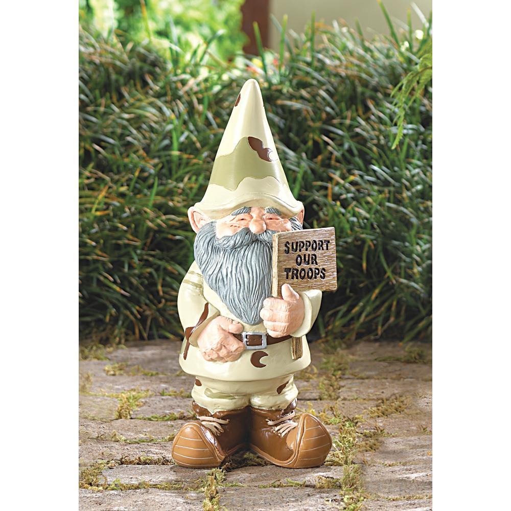 Support Our Troops Gnome - UNQFurniture