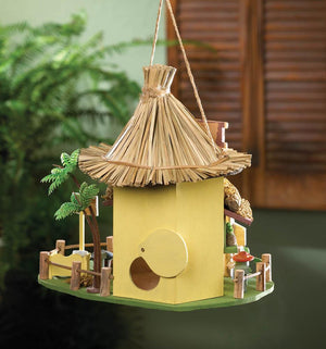 Tiki Hut Birdhouse - UNQFurniture