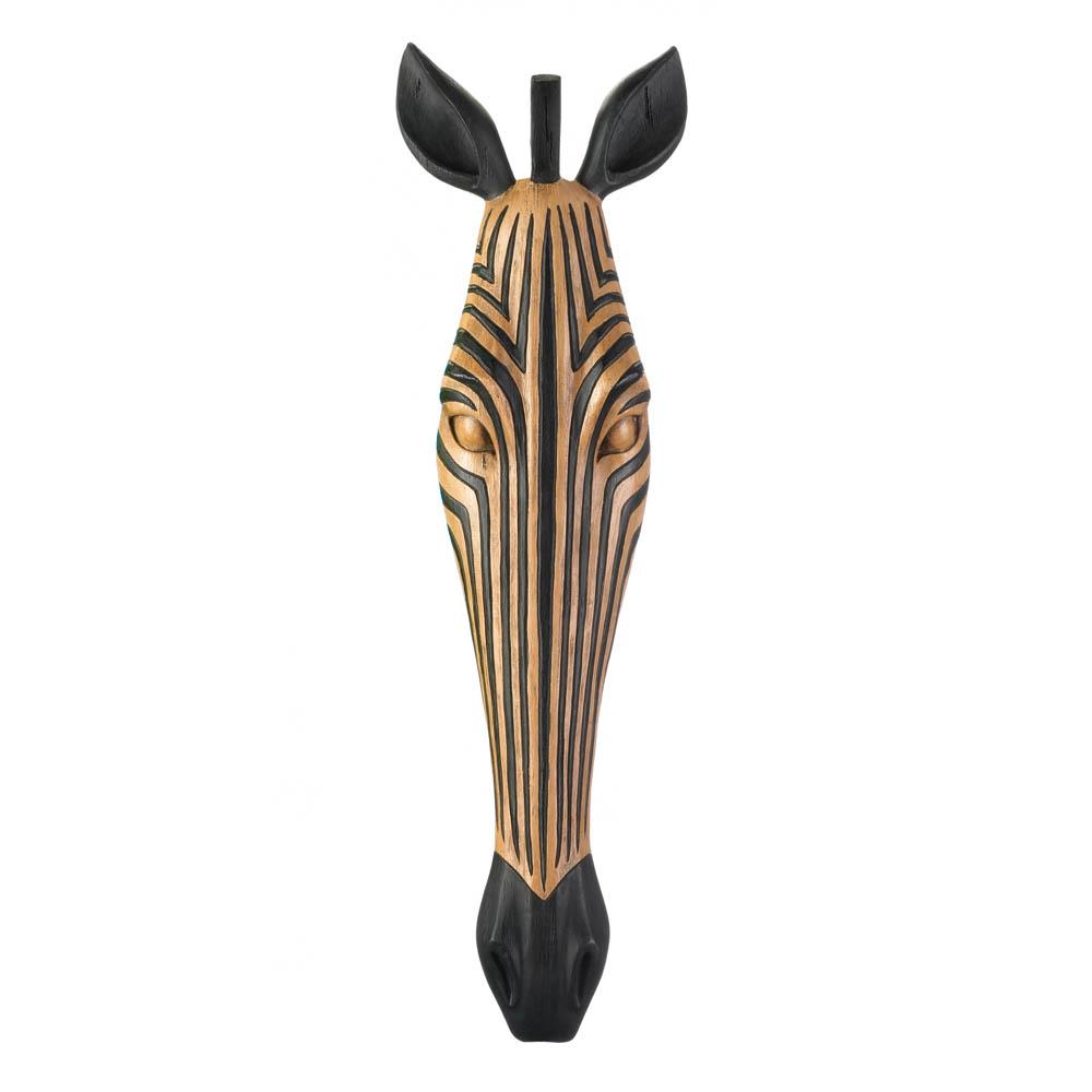 Tribal Zebra Wall Plaque - UNQFurniture