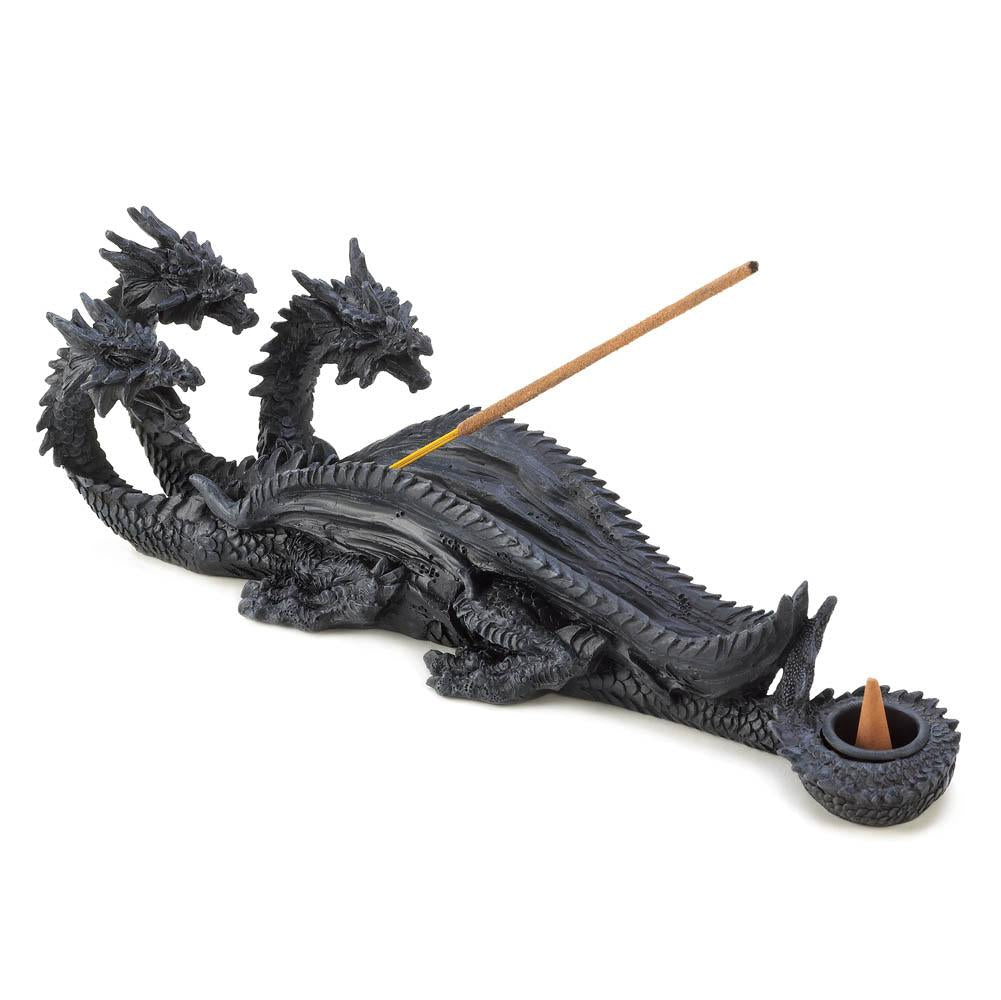 Triple-Head Dragon Incense Burner - UNQFurniture