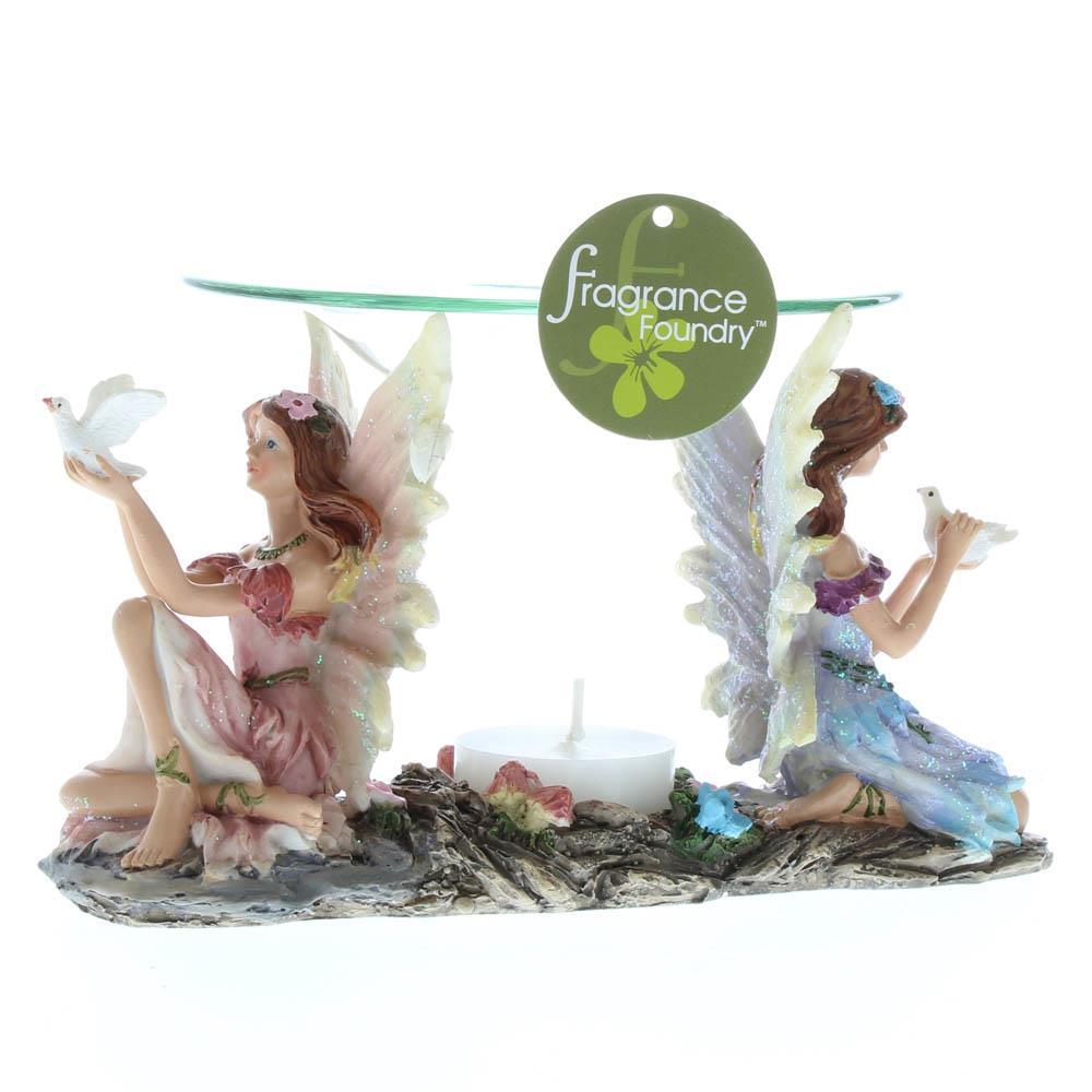 Twin Fairies Oil Warmer - UNQFurniture