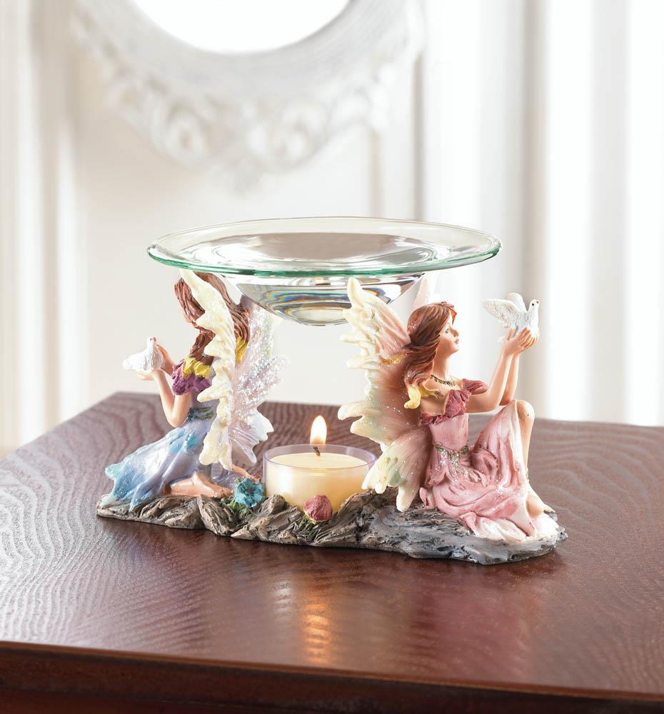 Twin Fairies Oil Warmer - UNQFurniture