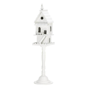 Two Story Pedestal Birdhouse - UNQFurniture