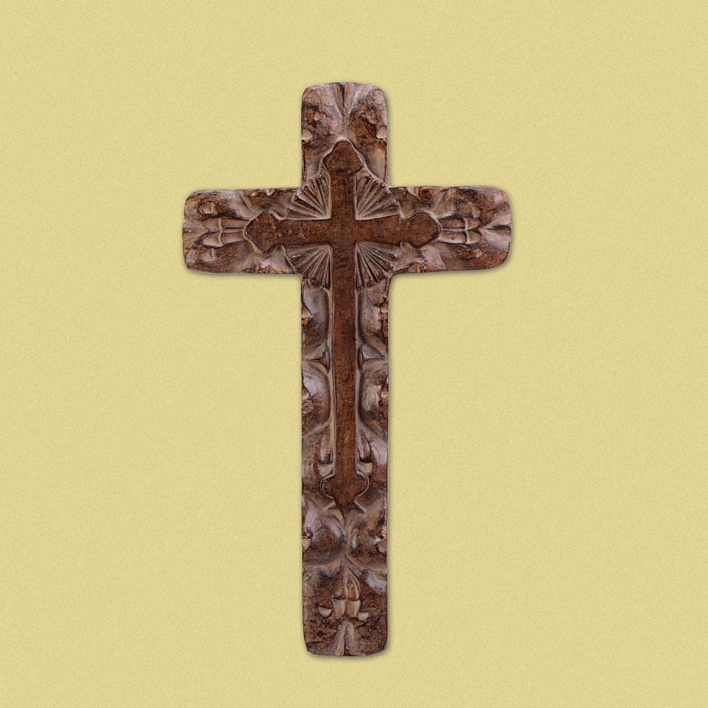 Rustic Wall Cross - UNQFurniture