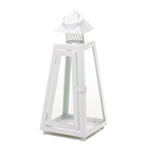 White Coastal Lantern - UNQFurniture