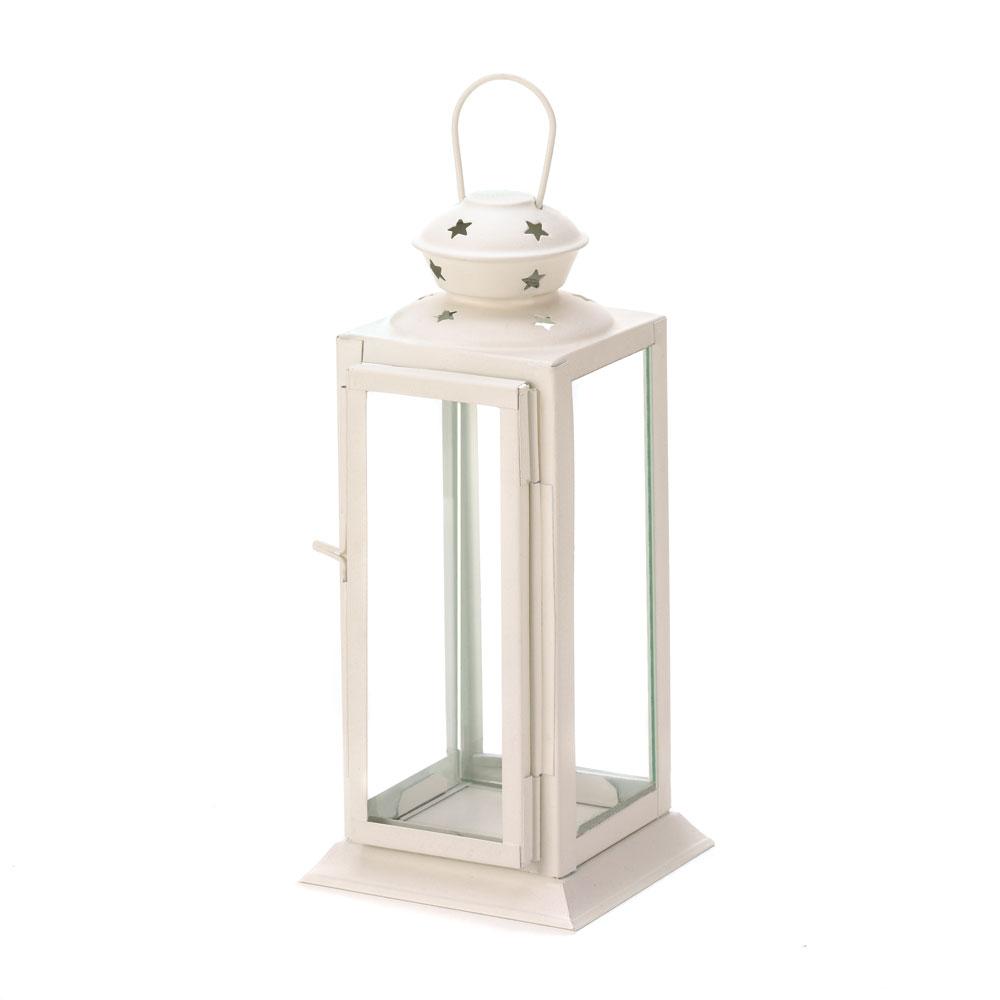 White Starlight Candle Lantern - UNQFurniture