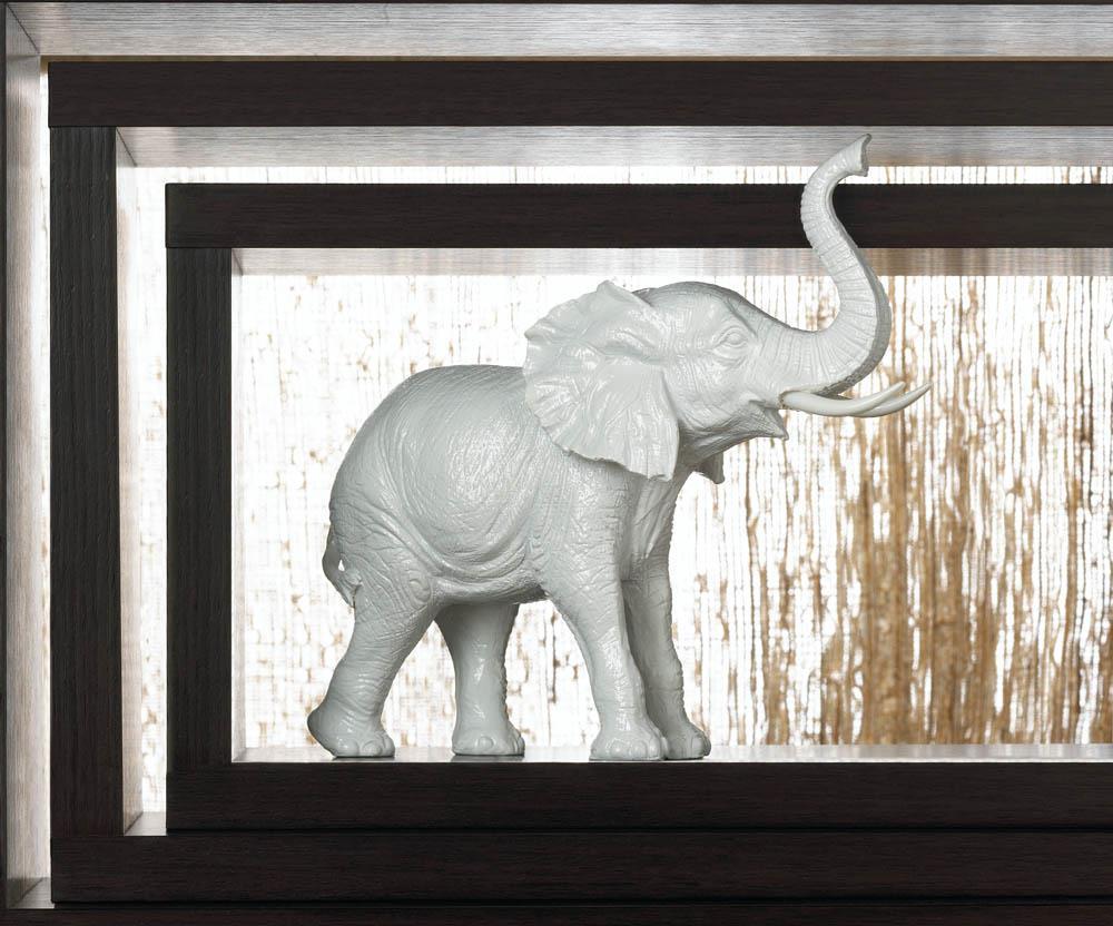 White Elephant Figurine - UNQFurniture