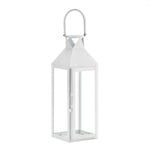 White Manhattan Candle Lantern - UNQFurniture