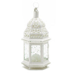 White Moroccan Lantern - UNQFurniture