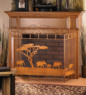 Wild Savannah Fireplace Screen - UNQFurniture