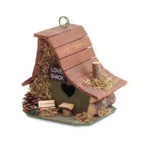 Wooden Love Shack Bird House - UNQFurniture