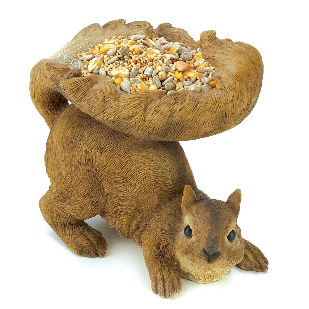 Woodland Squirrel Birdfeeder - UNQFurniture